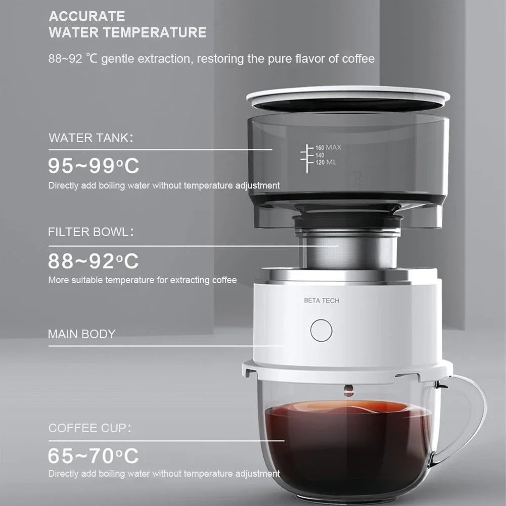 Portable Hand-Punch Coffee Machine