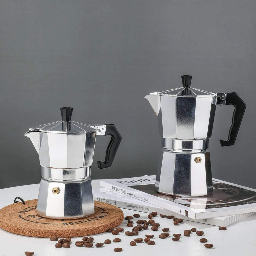 Retro Mocha Coffee Pot