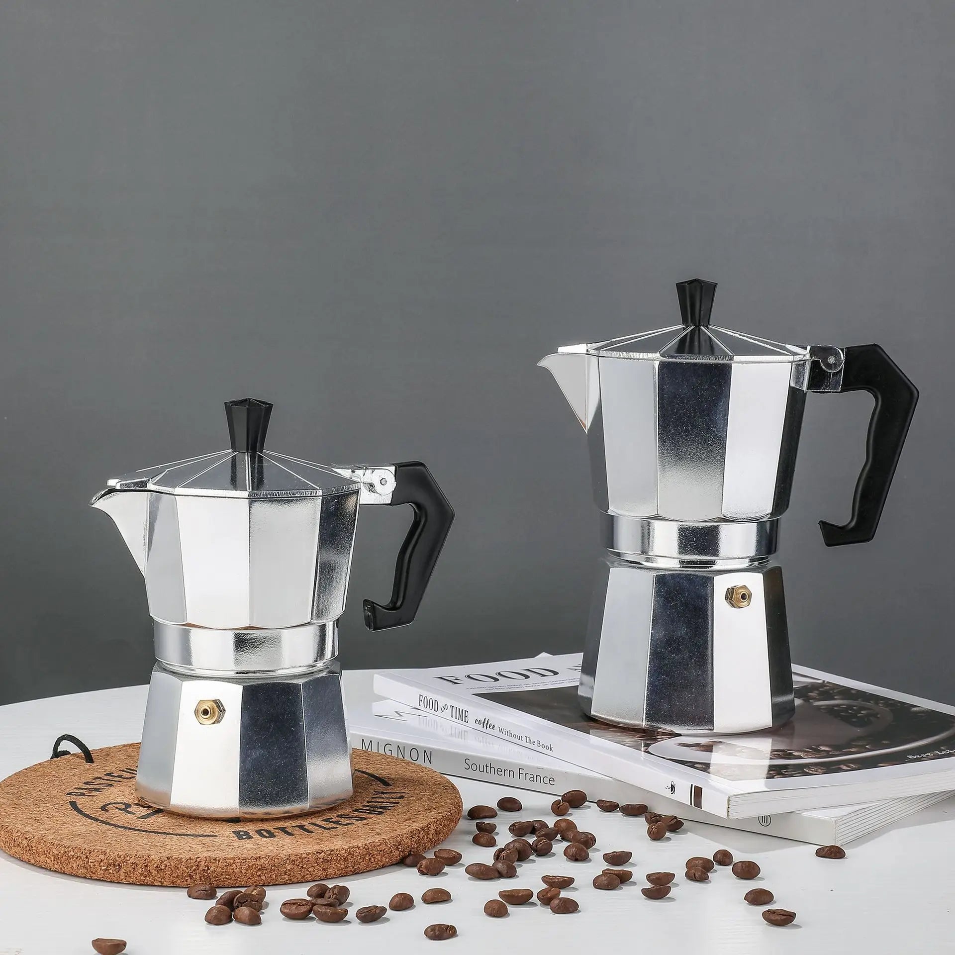 Retro Mocha Coffee Pot