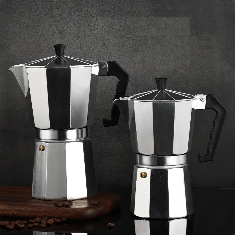 Retro Mocha Coffee Pot