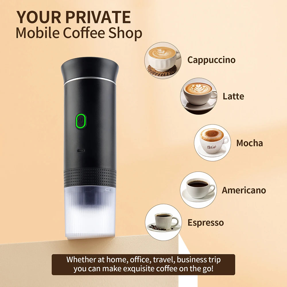 Electric Portable Espresso Coffee Machine