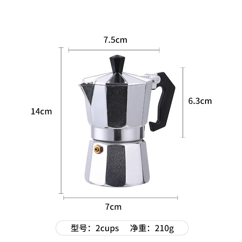Retro Mocha Coffee Pot