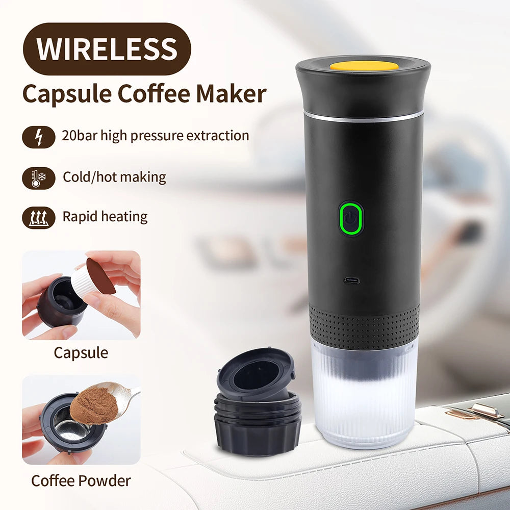 Electric Portable Espresso Coffee Machine