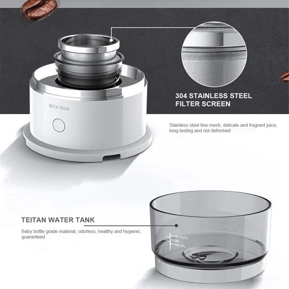 Portable Hand-Punch Coffee Machine
